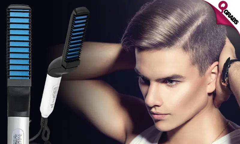 Hair Straightener Comb for Men!
